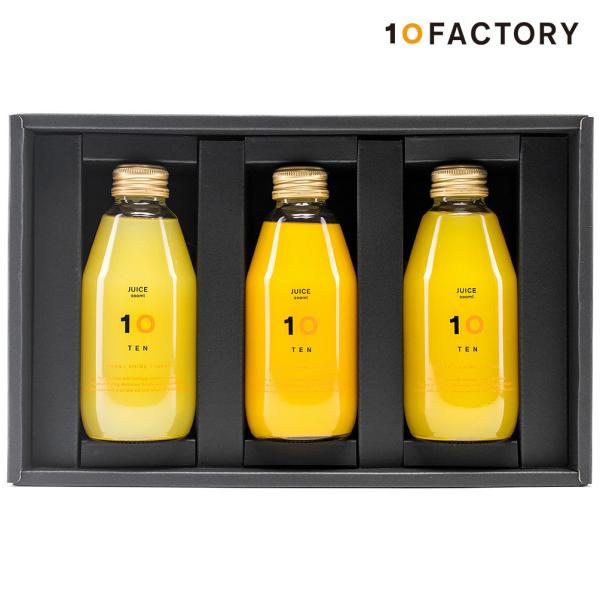 10FACTORY ギフト 愛媛みかんジュース 飲み比べ 3本 200ml セット のし プレゼント...