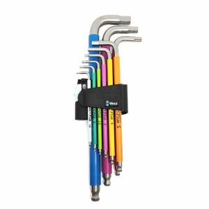 Wera（ヴェラ） ステンレス 六角レンチセット マルチカラー レインボー