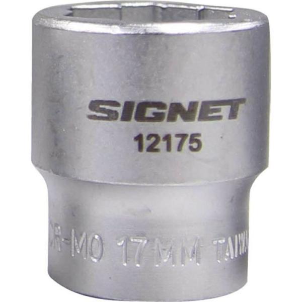 SIGNET 3/8DR 17MM ボルトリムーバーソケット 12175