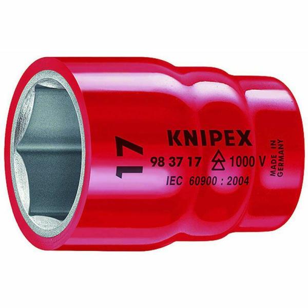 KNIPEX 3/8dr  絶縁ソケット 1000V 11mm 9837-11 工具 クニペックス