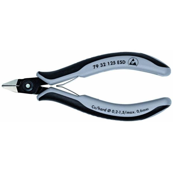 KNIPEX エレクトロニクスニッパー 7932-125ESD 工具 クニペックス