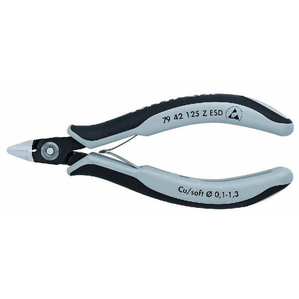 KNIPEX エレクトロニクスニッパー 7942-125ZESD 工具 クニペックス