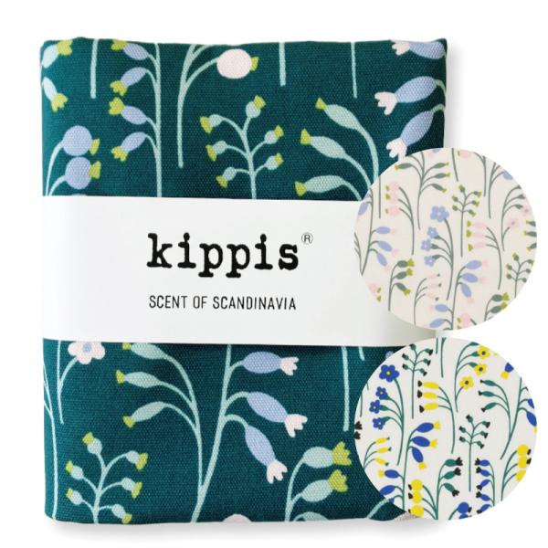 オックス 生地 Kippis キッピス 花柄 ケドラ 草原で 50cm 北欧 カットクロス