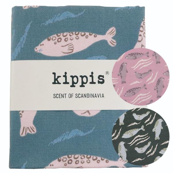 オックス 生地 Kippis キッピス あざらし Norppa 50cm 北欧 カットクロス
