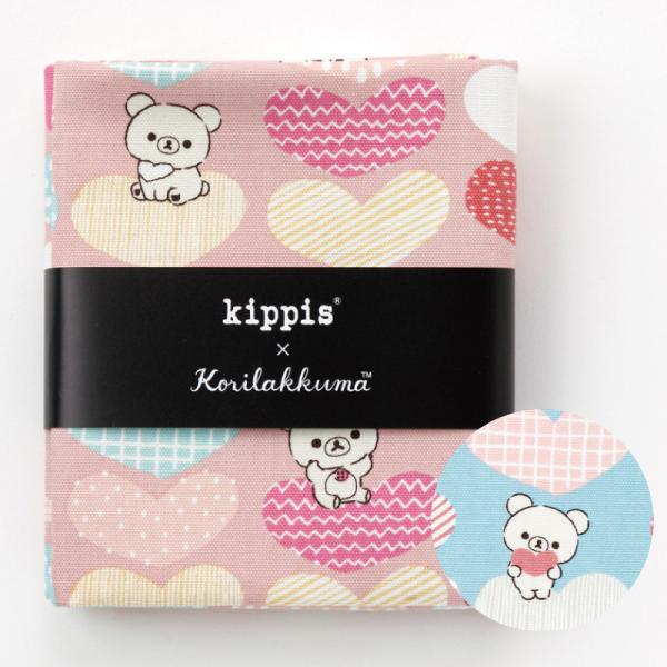 オックス 生地 Kippis キッピス × コリラックマ シュダン ハート 50cm 北欧 カットク...