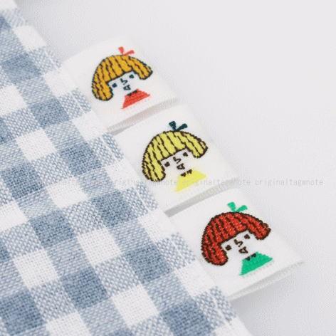 ハンドメイドに刺繍挟みタグ‐BOUS女の子セット