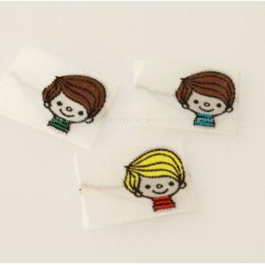 ハンドメイドに刺繍挟みタグ‐男の子セット｜w-note