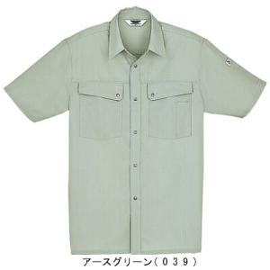 春夏用作業服 作業着 抗菌防臭半袖シャツ 108（4L） 109シリーズ 自重堂（JICHODO） お取寄せ｜w-shokai