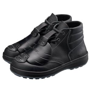 シモン 安全靴 Simon 7522 黒 23.5-28.0cm EEE JIS規格 中編上靴 作業