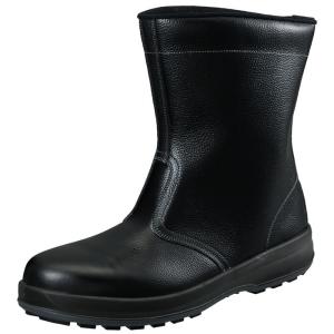 安全靴 シモン Simon SF44 黒（旧：WS44黒） 23.5-28.0cm EEE JIS規格 半長靴 作業靴 セーフティシューズ 【返品交換不可】｜w-shokai