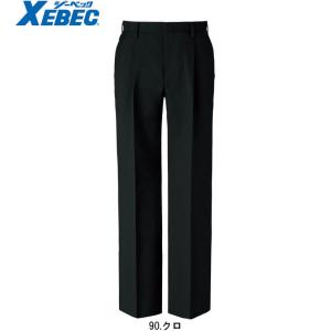 作業服 ジーベック XEBEC ビジネススラックス 16190 70-115cm 通年 伸縮素材 ビジネスウェア 作業着 メンズ