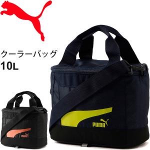 保冷バッグ クーラーバッグ 10L PUMA プーマ ボックス型 ショルダーベルト付 スポーツ レジャー 運動会 お弁当/077499｜w-w-m