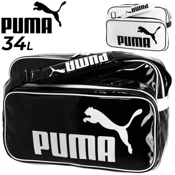 エナメルバッグ 34L ショルダーバッグ かばん/PUMA プーマ トレーニング PU ショルダー ...