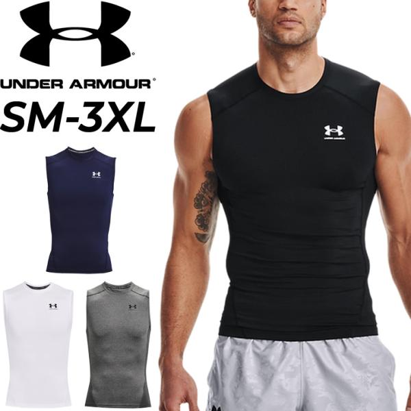 アンダーアーマー タンクトップ メンズ コンプレッション シャツ UNDER ARMOUR ヒートギ...