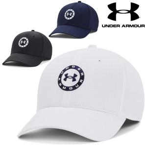 アンダーアーマー 帽子 ゴルフキャップ メンズ UNDERARMOUR GOLF UAジョーダンスピース ツアー アジャスタブル ハット 速乾 軽量 通気性 ぼうし｜w-w-m