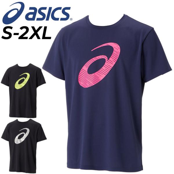 アシックス 半袖 Tシャツ メンズ asics トレーニング スポーツウェア プリントT ビッグロゴ...