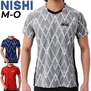 ニシ 半袖 Tシャツ メンズ ユニセックス NISHI グラフィックライトＴ スリム 通気性 吸汗速乾 ドライ 陸上競技 ランニング ジム ジョギング マラソン /2811A362｜w-w-m