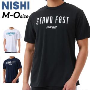 ニシ 半袖 Tシャツ 陸上競技 メンズ レディース NISHI アスリートプライドT 吸汗速乾 ドライ バックプリント トレーニング スポーツウェア ウエア /2811A375｜w-w-m