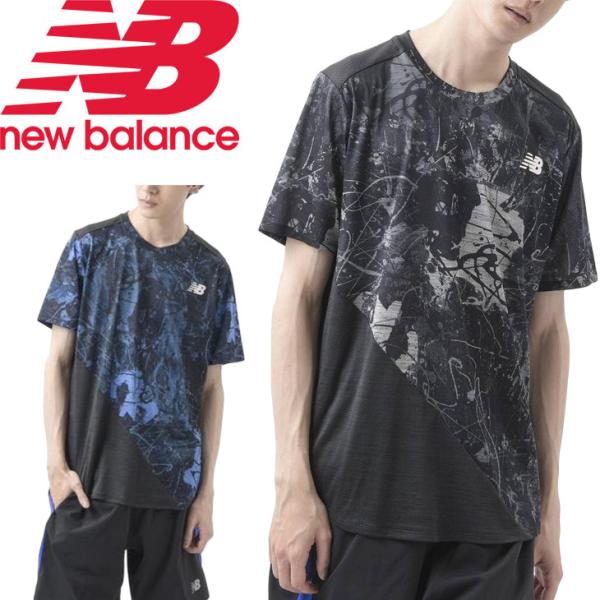 半袖 ランニングシャツ メンズ/NEWBALANCE ニューバランス NBRC グラフィック SS ...