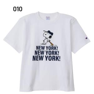 チャンピオン スヌーピーコラボ 半袖Tシャツ ...の詳細画像1