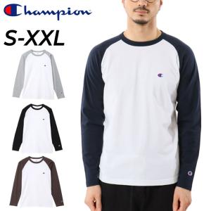 Champion CHAMPION チャンピオン ロンT ラグラン 胸ロゴ (C3