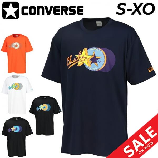 コンバース 半袖 Tシャツ メンズ CONVERSE プリントT バスケットボール スポーツウェア ...