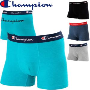 ボクサーブリーフ ボクサーパンツ 下着 メンズ Champion  チャンピオン アンダーウェア 前閉じ スクリプトロゴ バックプリント 吸汗速乾/CM6-P206【返品不可】｜w-w-m