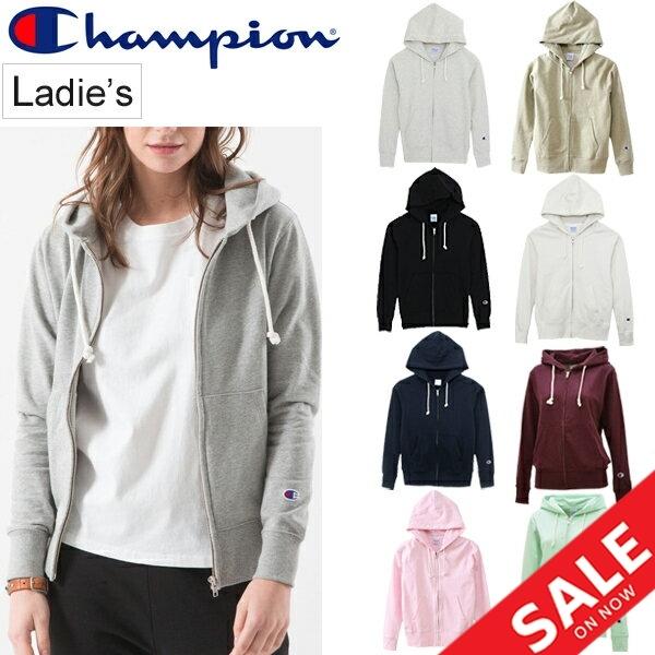 スウェットパーカー レディース/champion チャンピオン BASIC/ジップアップ パーカ ス...