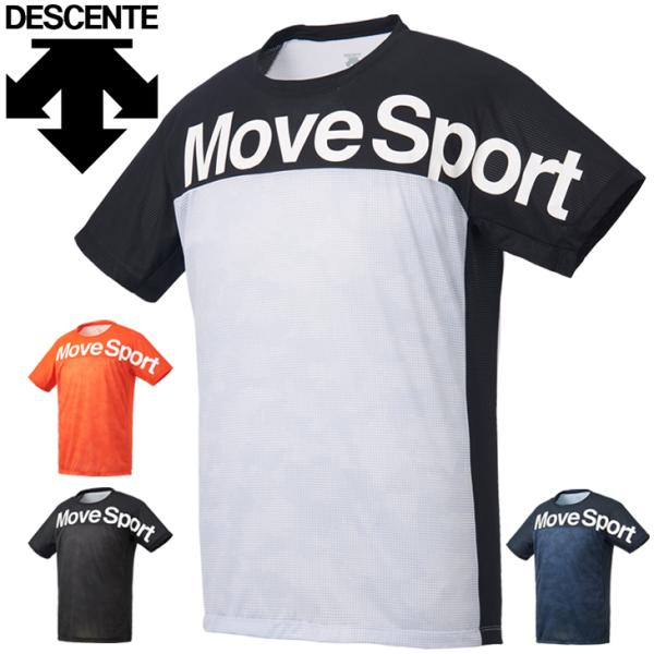 半袖 Tシャツ メンズ DESCENTE デサント MoveSport グラフィック SS Tee/...