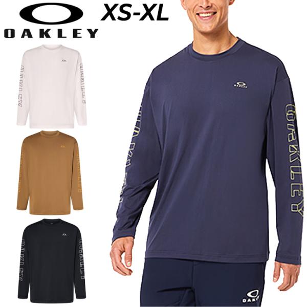 オークリー 長袖 Tシャツ メンズ OAKLEY トレーニングウェア 長袖シャツ 抗菌防臭 UPF5...