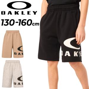 オークリー ハーフパンツ キッズ ジュニア スウェット OAKLEY ショートパンツ 130-160cm 子供服 セットアップ 吸汗速乾 UPF50+ トレーニング /FOA406409｜w-w-m