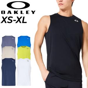 オークリー ノースリーブシャツ メンズ OAKLEY スリーブレス スポーツTシャツ タンクトップ トレーニングシャツ UVケア(UPF50+) 吸汗速乾 抗菌防臭 /FOA409007｜WORLD WIDE MARKET