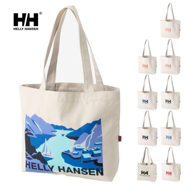 ヘリーハンセン トートバッグ 横型 かばん ユニセックス HELLY HANSEN オーガニックコッ...