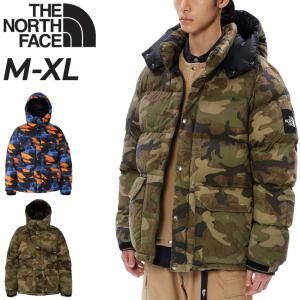 ノースフェイス ダウンジャケット メンズ THE NORTH FACE ノベルティ キャンプシエラショート 限定 防寒 アウター 総柄 ダウンパーカー ND92330【ギフト不可】｜w-w-m