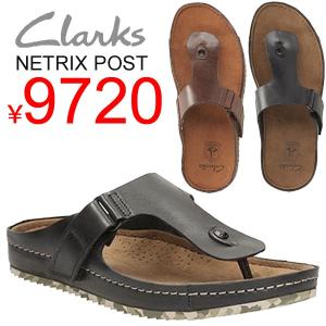 クラークス Clarks サンダル メンズ シューズ 靴  レザー/ ネトリックスポスト 紳士 NETRIX POST｜w-w-m