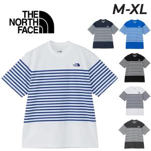 ノースフェイス/ボーダーTシャツ THE NORTH FACE（ザ ノースフェイス） パネルボーダー Tシャツ Panel