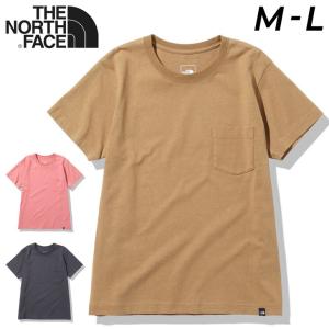 半袖 Tシャツ レディース THE NORTH FACE ノースフェイス ポケットT アウトドア カジュアル ウェア UVカット 無地 キャンプ ソロキャンプ 女性 /NTW32245｜w-w-m