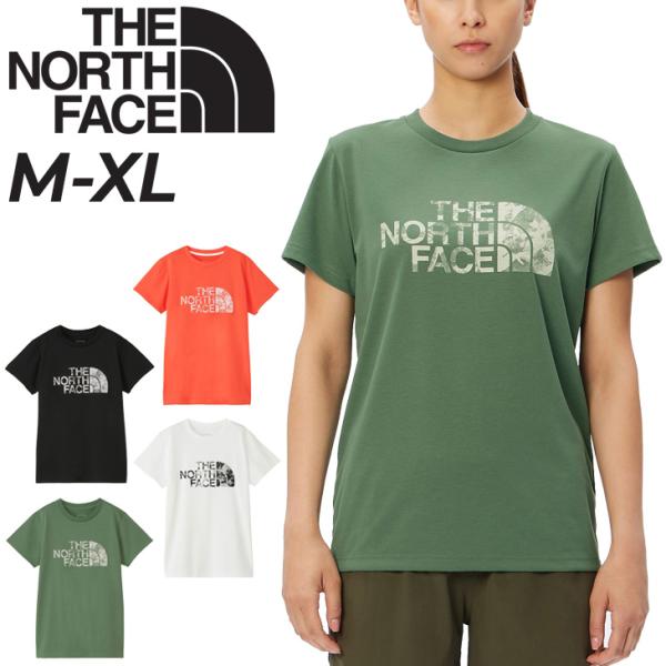 ノースフェイス 半袖 Tシャツ レディース THE NORTH FACE ロゴ プリントT 抗菌防臭...