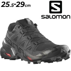 サロモン トレイルランニングシューズ メンズ 靴 SALOMON SPEEDCROSS 6 男性用 ローカット 紐靴 ひも靴 ランニングシューズ 運動靴 トレラン /SPEEDCROSS6｜w-w-m