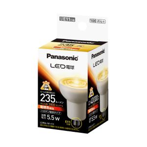 LED電球 5.5W 電球色相当 ダイクロビーム100形 65W 相当 235 lm E11口金 LDR6LME11 パナソニック panasonic｜w-yutori