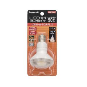 LED電球 ミニレフ電球タイプ E17口金 110lm 50W形相当 5.2W 電球色相当 LDR5LWE17RF5X パナソニック｜w-yutori