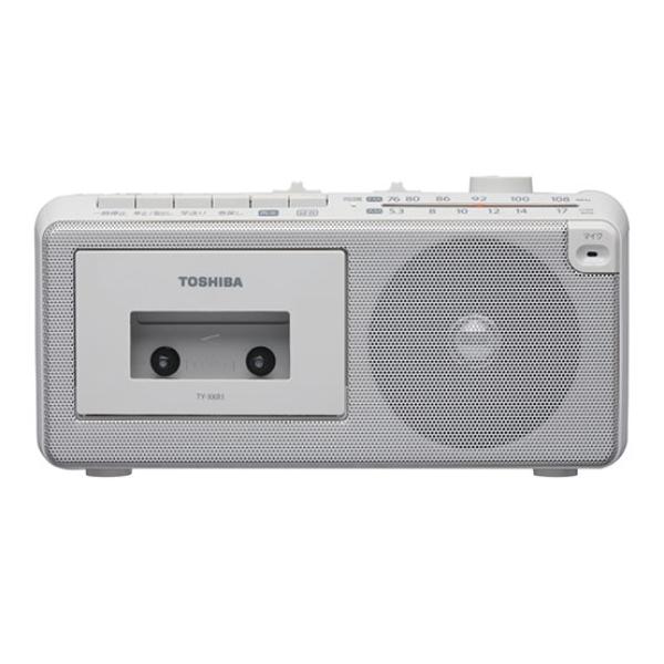 ワイドfm対応ラジオ ラジオ am fm ワイドfm 簡単操作 ラジカセ 東芝 TY-XKR1