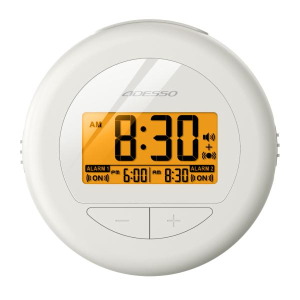 目覚まし時計 振動式 アラームクロック ブルブル・クラッシュ2 BB-01 ホワイト ADESSO ...