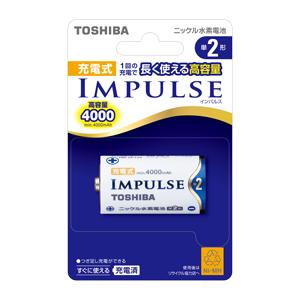 東芝  単2 充電池   インパルス　TNH-2A　IMPULSE｜Web Shop ゆとり Yahoo!店