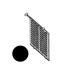 シャープ プラズマクラスターイオン発生機用 フィルターカバー＜ブラック系＞ 281 337 0047