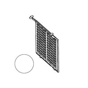シャープ プラズマクラスターイオン発生機用 フィルターカバー＜ホワイト系＞ 281 337 0049