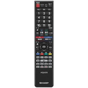 シャープ 液晶テレビ用 リモコン ブラック系 0106380480 リモートコントローラー 故障 壊れた 買い替え｜w-yutori