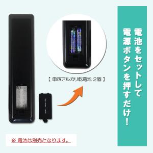 テレビリモコン TV 三菱用 リアル専用 MI...の詳細画像2