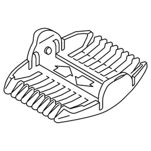 パナソニック バリカン 刈り高さアタッチメント 3mm 6mm ERGF80W7397 メーカー取り...