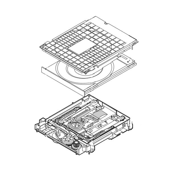 シャープ AQUOS ブルーレイ用 BDドライブユニット 0046850392 2B-GT1シリーズ...